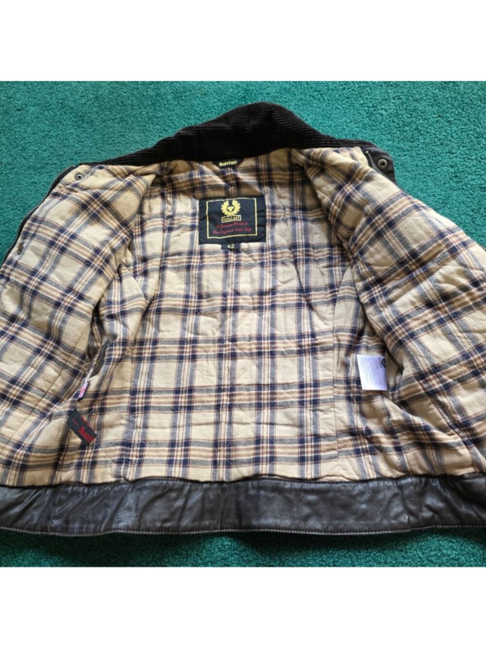 Vtg Belstaff Motorcycle Jacket Six Days Blouson 1960 Collection Gold Label Sz 42 - Picture 4 of 16